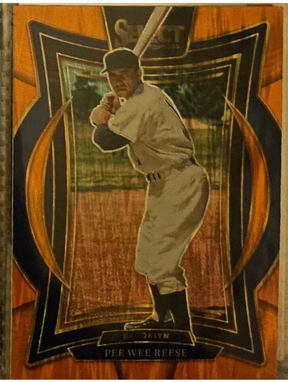 Pee Wee Reese [Orange Flash] #24 - 2025 Panini Select - HOF Dodgers